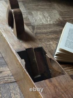 Large Antique Wood Planer, 28 Wood Plane, Early 1800s Antique Woodworking Tool