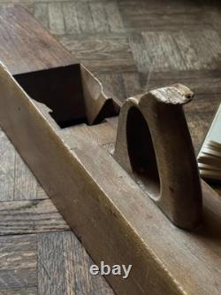 Large Antique Wood Planer, 28 Wood Plane, Early 1800s Antique Woodworking Tool