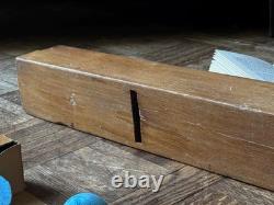 Large Antique Wood Planer, 28 Wood Plane, Early 1800s Antique Woodworking Tool