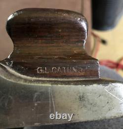 Lg Antique Spiers Ayr Rosewood Steel Brass Woodworking Smoothing Wood Plane Tool
