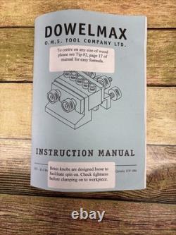 Lightly-used Dowelmax Classic 3/8 Precision Engineered Dowel Joining System