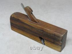 Lignum Vitae Skewed Rabbet Wood Hand Plane Vintage Woodworking Tool NICE One