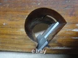 Lignum Vitae Skewed Rabbet Wood Hand Plane Vintage Woodworking Tool NICE One