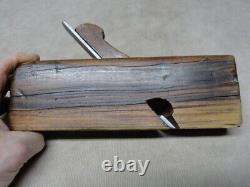 Lignum Vitae Skewed Rabbet Wood Hand Plane Vintage Woodworking Tool NICE One