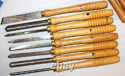 Lot 15 Woodworking Chisel Carpentry Tools 7 Delta Robert Sorby & 8 Freud England