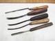 Lot 5 Addis & Buck Wood Decoy Carving Gouge Chisels Woodworking Tools Crank Neck