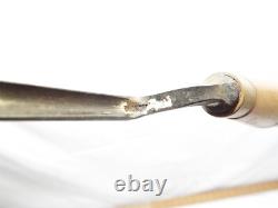 Lot 5 Addis & Buck Wood Decoy Carving Gouge Chisels Woodworking Tools Crank Neck