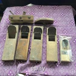 Lot 7 JAPANESE WOOD PLANE KANNA SET Bulk sale / mixed types F39770