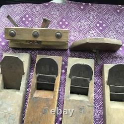 Lot 7 JAPANESE WOOD PLANE KANNA SET Bulk sale / mixed types F39770