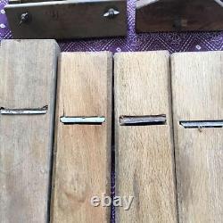 Lot 7 JAPANESE WOOD PLANE KANNA SET Bulk sale / mixed types F39770