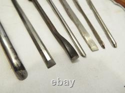 Lot 7 Wood Carving Gouge Chisels Ashely Iles Buck Addis Woodworking Tools
