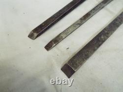 Lot Early Wood Carving Chisels Woodworking Tools Buck Bros Witherby P. S & W