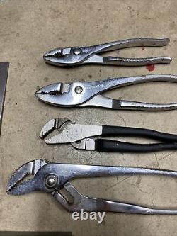 Lot Miscellaneous Craftsman USA hand tools Woodworking Chisels Pliers More