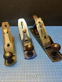 Lot Of 3 Planes Stanley Bailey No 3 Sargent No 414 Record No 3 Great