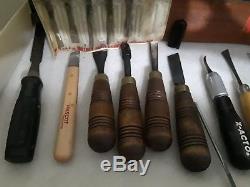 Lot Of Antique Woodcarving Tools