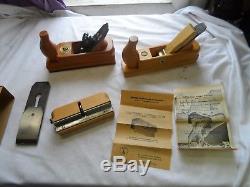 Lot Ulmia Woodworking Planes Germany Extra Blade Excellent + Condition Look