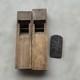 Lot of 2 Japanese Kanna Hand Planes with Spare Blade Carpentry Woodwork Tool