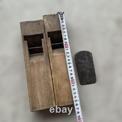 Lot of 2 Japanese Kanna Hand Planes with Spare Blade Carpentry Woodwork Tool