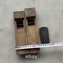 Lot of 2 Japanese Kanna Hand Planes with Spare Blade Carpentry Woodwork Tool
