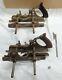 Lot of 2 Vintage antique Stanley no. 45 combination plow woodworking plane tool