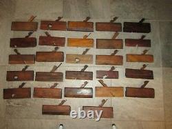 Lot of 27 Antique wood Moulding Trim Planes woodworking tools misc parts pieces