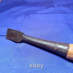 Lot of 3 Japanese Nomi Chisels 25mm 15mm Old Carpenter Woodworking Tools