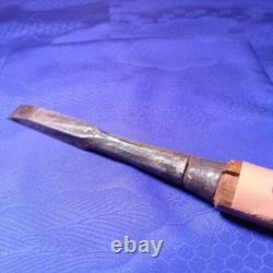 Lot of 3 Japanese Nomi Chisels 25mm 15mm Old Carpenter Woodworking Tools