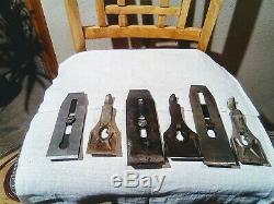Lot of 3 Old Vintage Stanley Bailey Bench Planes No 4, 5, & 6 Woodworking Tools