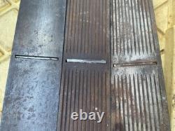 Lot of 3 Vintage Stanley Bailey USA No. 7 Wood Working Plane (2)corrugated (1)