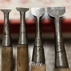 Lot of 4 Japanese Nomi Chisels 23mm 27mm 29mm 40mm Professionally Resharpened