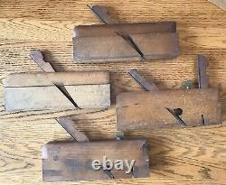 Lot of 5 Antique Woodworking Plough & Molding Block Planes Stothert, H. L. James