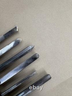 Lot of 6 Shapleigh's Woodworking Lathe Chisel/gouge