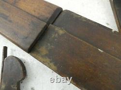 Lot of 8 Wooden Vintage Moulding Planes Antique Carpenters Tools A27