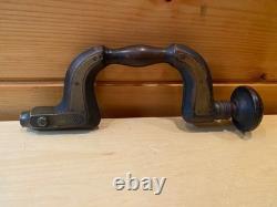 Lot of two antique woodworking bit brace tools
