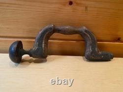 Lot of two antique woodworking bit brace tools