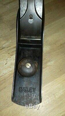 Low Knob STANLEY BAILEY No 7 Plane Pat Mar-25-02 Aug-19-02 Old Woodworking Tools