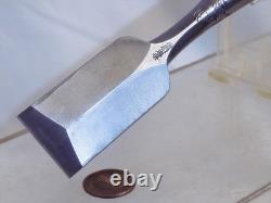 Luxury Japanese Dovetail Chisel Phoenix Engraved 1-1/8+ Cut 8.75 Long Signed