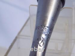 Luxury Japanese Dovetail Chisel Phoenix Engraved 1-11/16 Cut 8.5 Long Signed