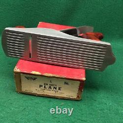 MILLERS FALLS 9C WOODWORKING PLANE Corrugated Sole Original Box Remarkable