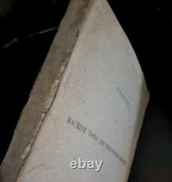 Machine Tools and Wood Working Report by Special Agent F. R. Hutton 1881 RARE