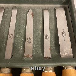 Marples Wood Carving Hand Chisels Woodturning Woodworking Tools Set of 8