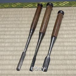 Maru Nomi Sotomaru Japanese Long Chisel #335 Carved Sculpture Carpenter WoodWork