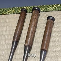 Maru Nomi Sotomaru Japanese Long Chisel #335 Carved Sculpture Carpenter WoodWork