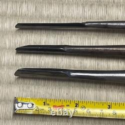 Maru Nomi Sotomaru Japanese Long Chisel #335 Carved Sculpture Carpenter WoodWork