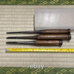 Maru Nomi Sotomaru Japanese Long Chisel #335 Carved Sculpture Carpenter WoodWork
