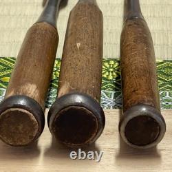 Maru Nomi Sotomaru Japanese Long Chisel #335 Carved Sculpture Carpenter WoodWork