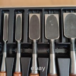 Masamune Nomi 5 Piece Chisel Set Woodworking Hand Tools Premium Vintage