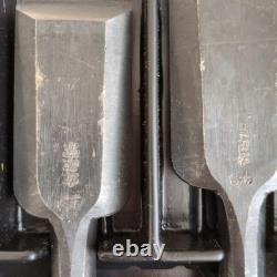 Masamune Nomi 5 Piece Chisel Set Woodworking Hand Tools Premium Vintage