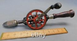 Millers Falls # 2 Hand Drill Great Condition Antique User Woodworking Tool