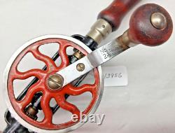 Millers-Falls Vtg No. 2A Woodworkers Hand Drill Bits in Handle 1957-1968 ERA USA